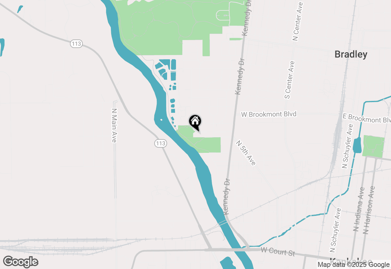 Map of 678 Beckman Drive, Kankakee, IL 60901