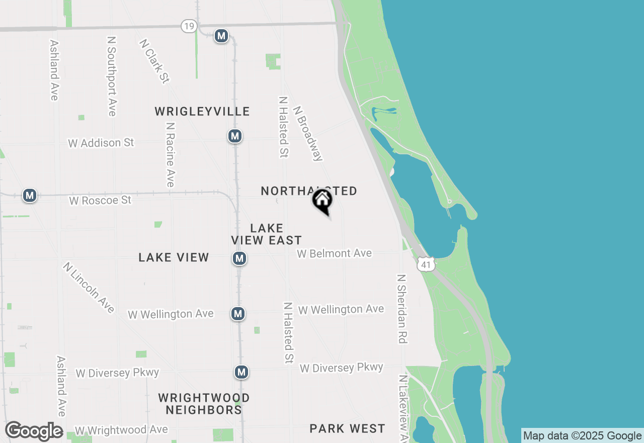 Map of 644 W Aldine Avenue #1, Chicago, IL 60657