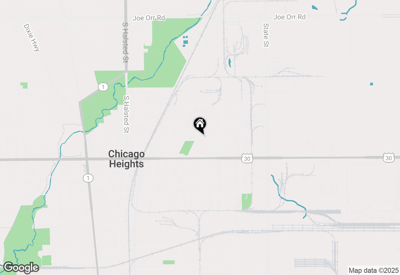 Map of 1249 Center Avenue, Chicago Heights, IL 60411