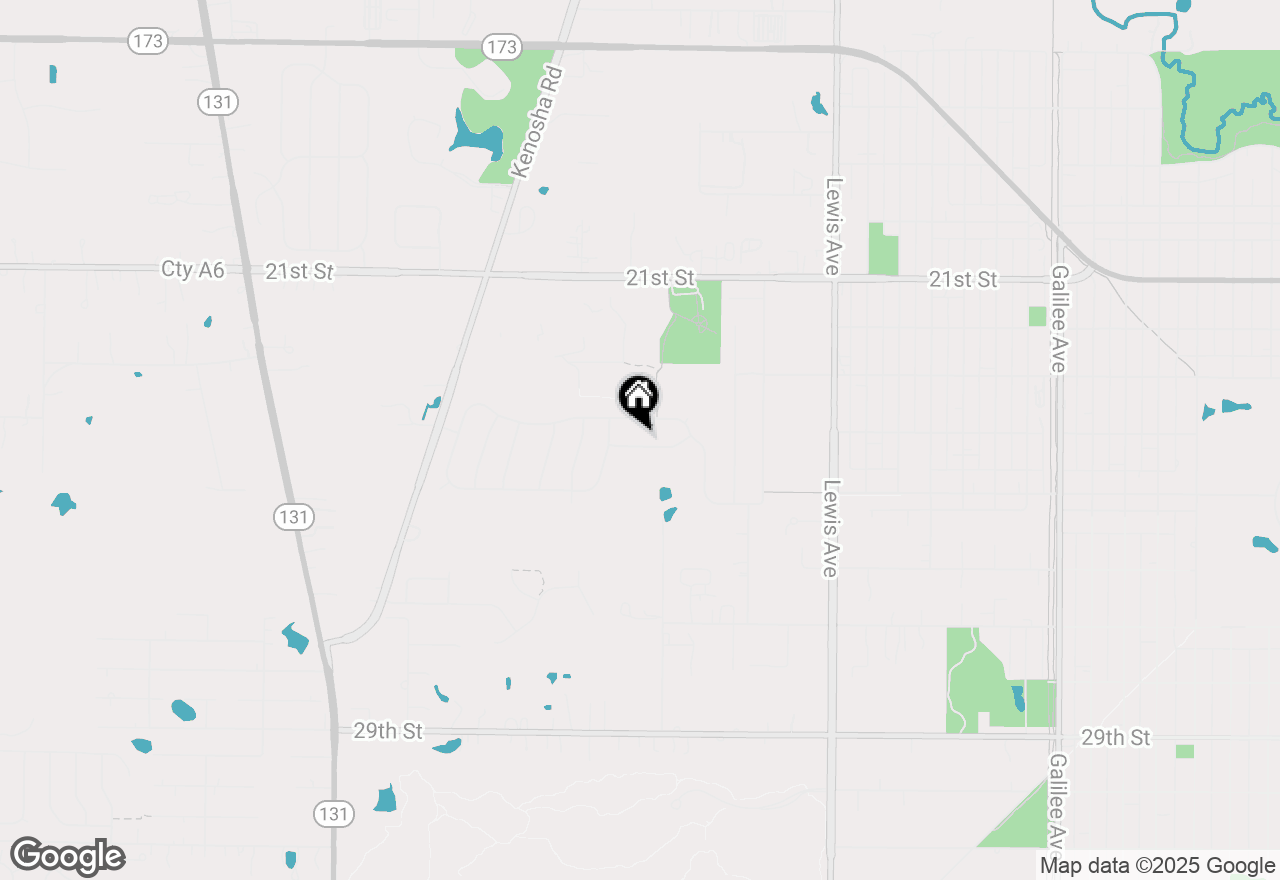 Map of 3600 Rebecca Drive, Zion, IL 60099