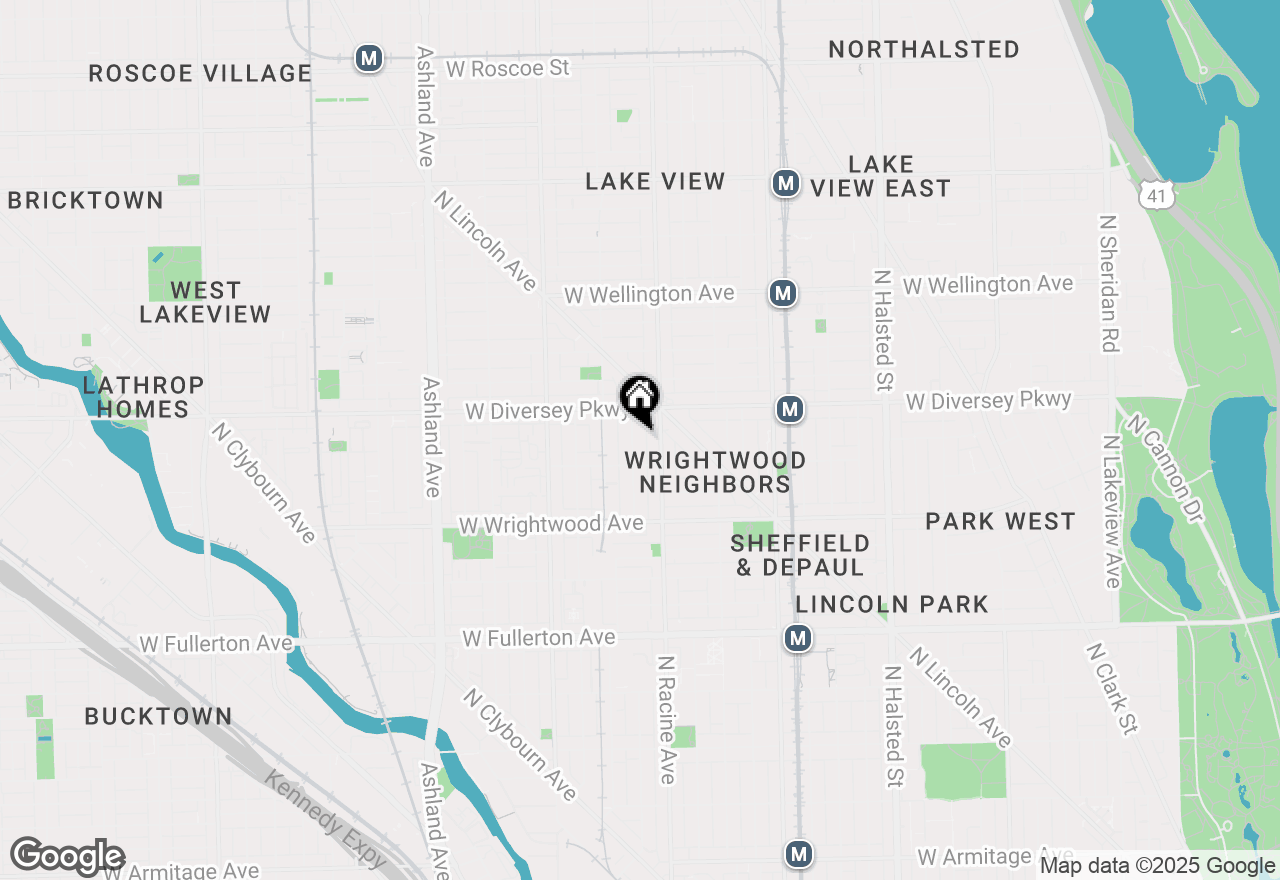 Map of 2725 N Magnolia Avenue #SFH, Chicago, IL 60614
