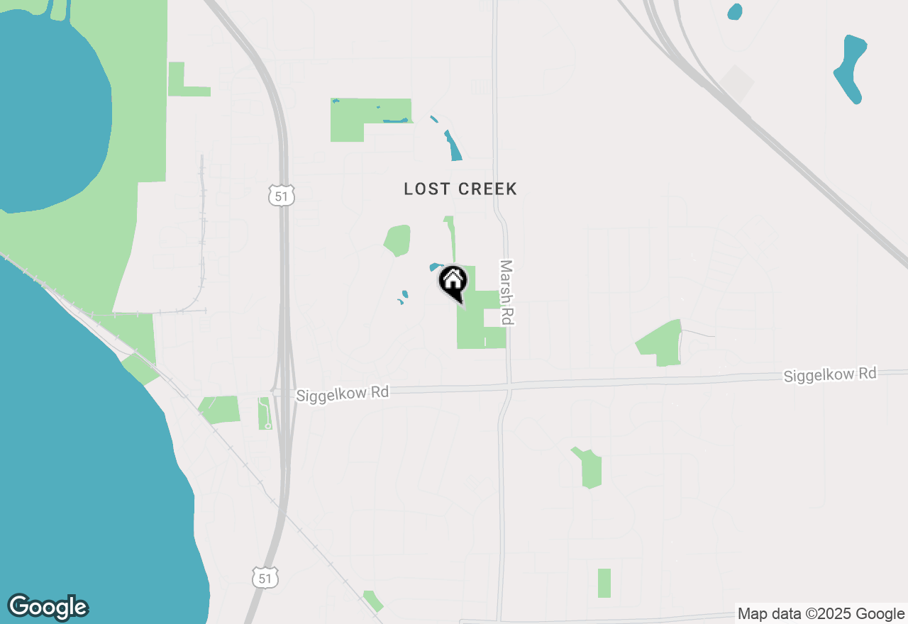 Map of 4665 Treichel Street #102, Madison, WI 53718