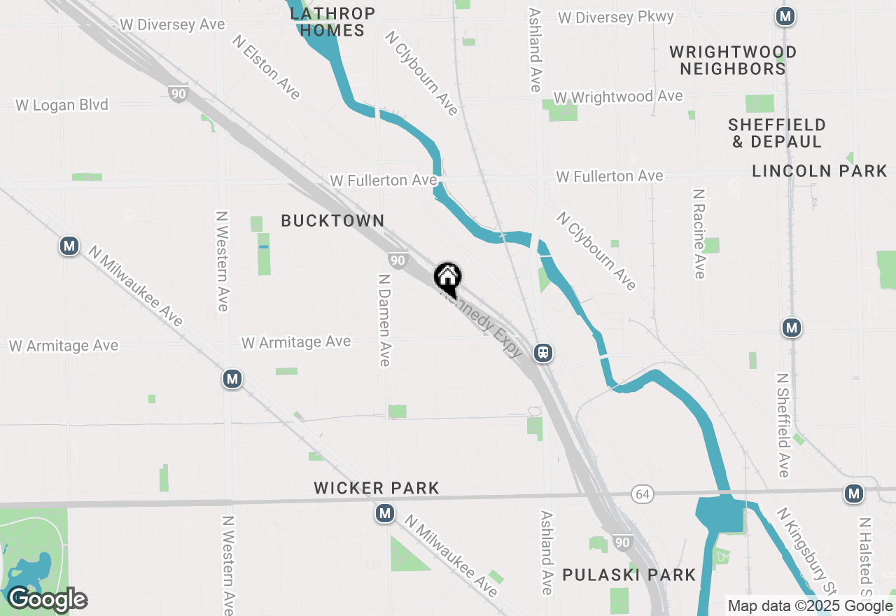 Map of 2047 N Honore Street, Chicago, IL 60614