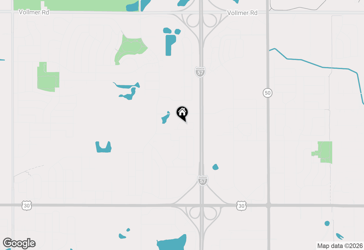 Map of 5327 Northwestern Drive, Matteson, IL 60443