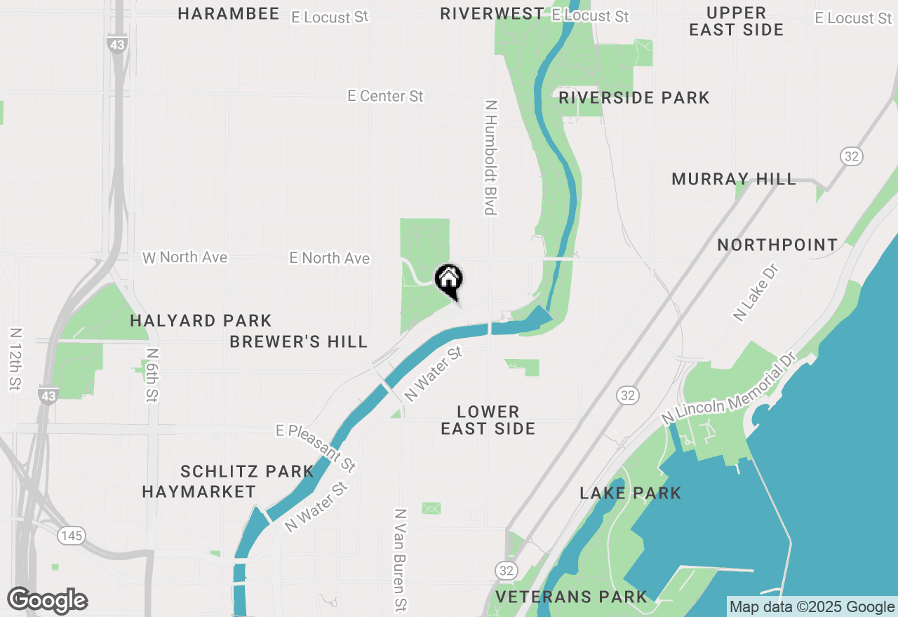 Map of 851 E Reservoir Ave, Milwaukee, WI 53212
