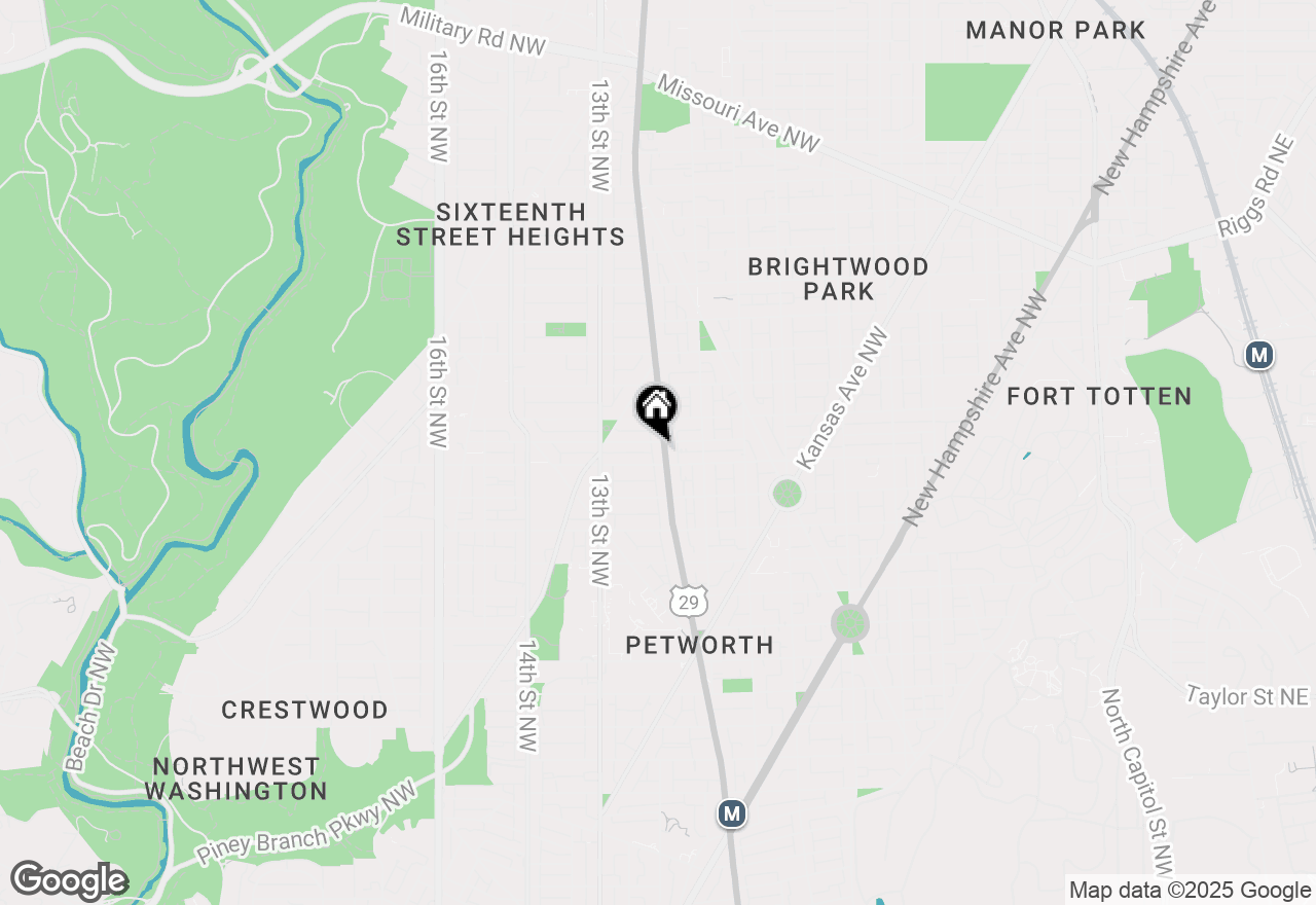 Map of 4804 Georgia Avenue Nw #PH403, Washington, DC 20011