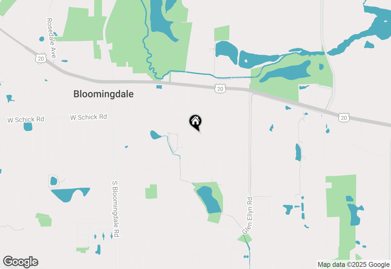 Map of 158 S Prairie Avenue, Bloomingdale, IL 60108