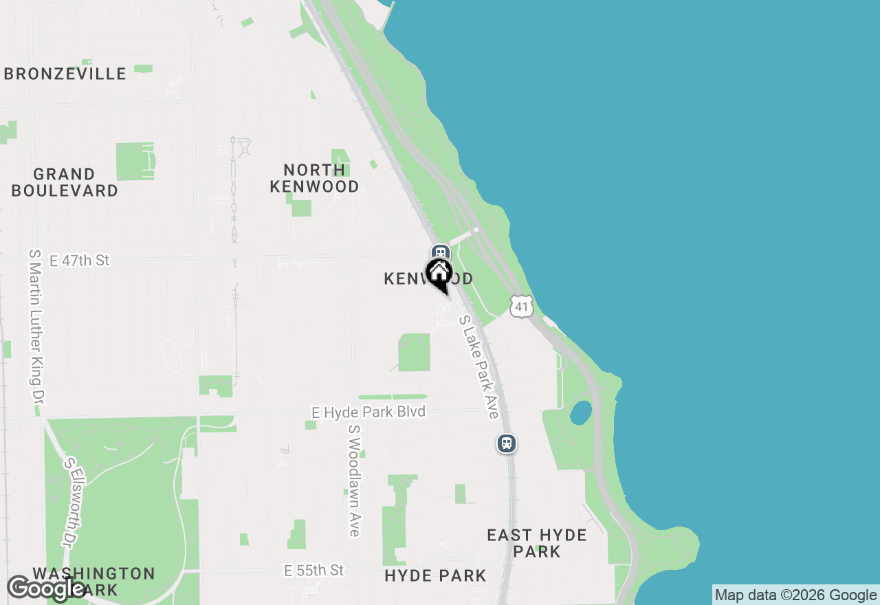 Map of 4800 S Lake Park Avenue #703, Chicago, IL 60615