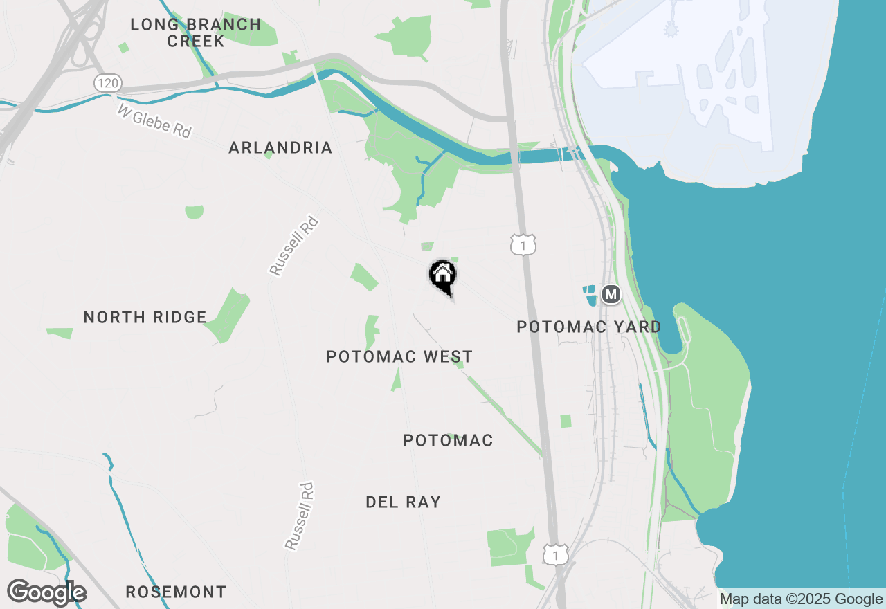 Map of 4 Auburn Court #C, Alexandria, VA 22305