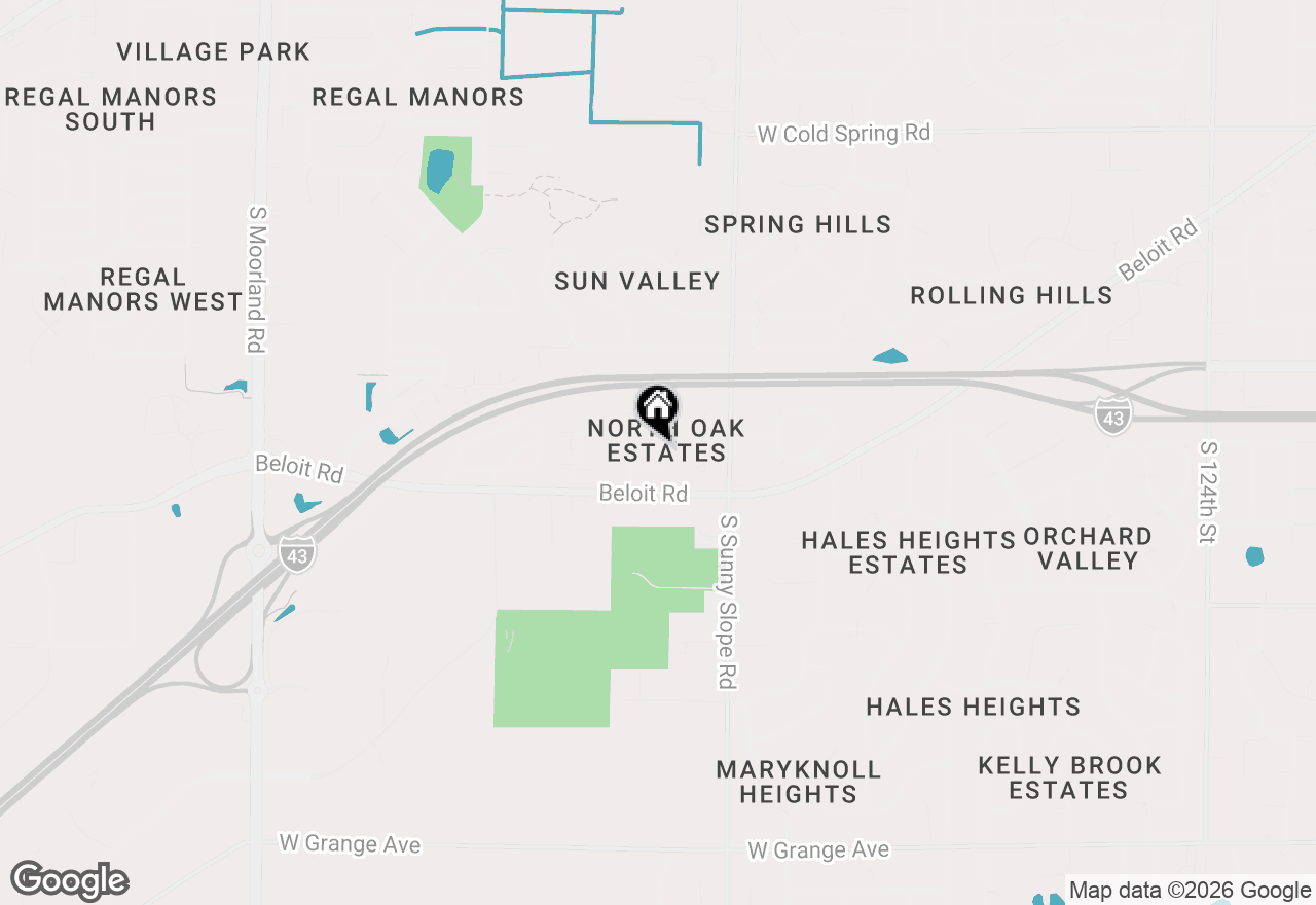 Map of 14220 W North Oak Blvd, New Berlin, WI 53151
