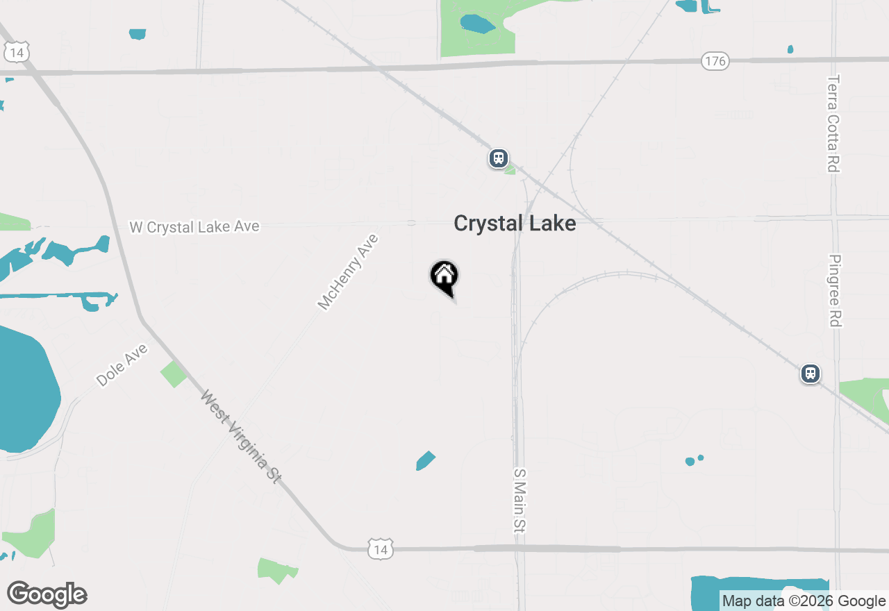 Map of 133 S Walkup Avenue, Crystal Lake, IL 60014