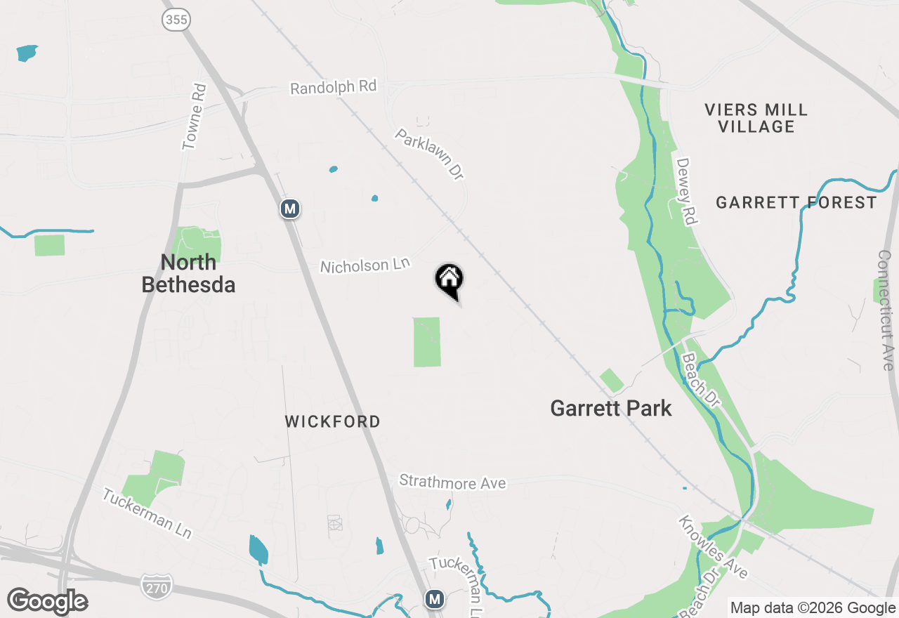 Map of 2 Orleans Terrace, Kensington, MD 20895