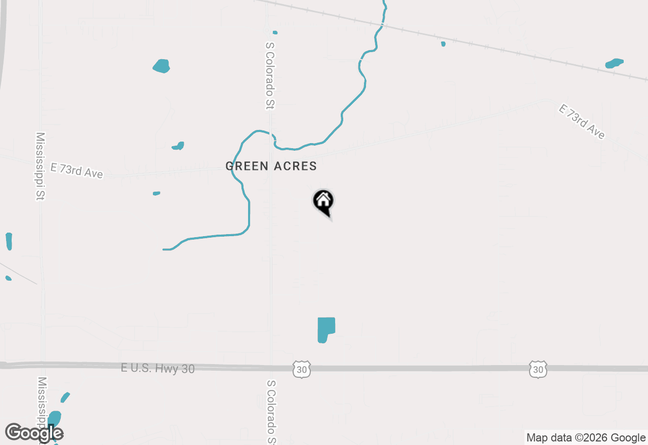 Map of 7517 Montana Street, Merrillville, IN 46410