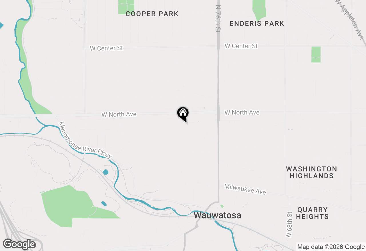 Map of 8011 Jackson Park Blvd, Wauwatosa, WI 53213