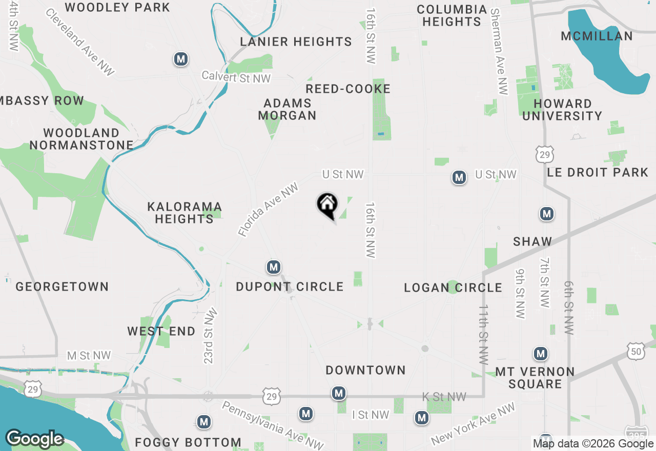 Map of 1730 New Hampshire Avenue Nw #13, Washington, DC 20009