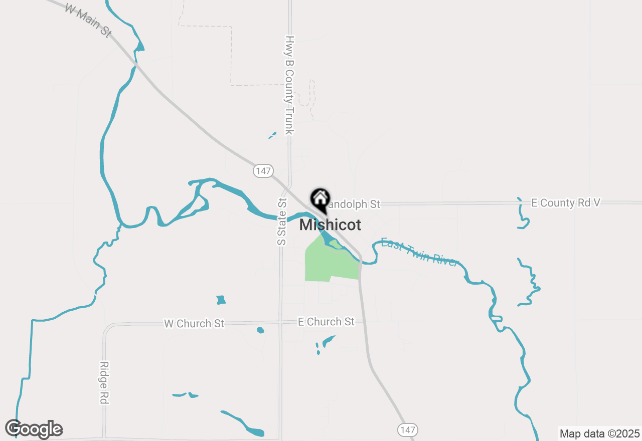 Map of 304 E Main St, Mishicot, WI 54228