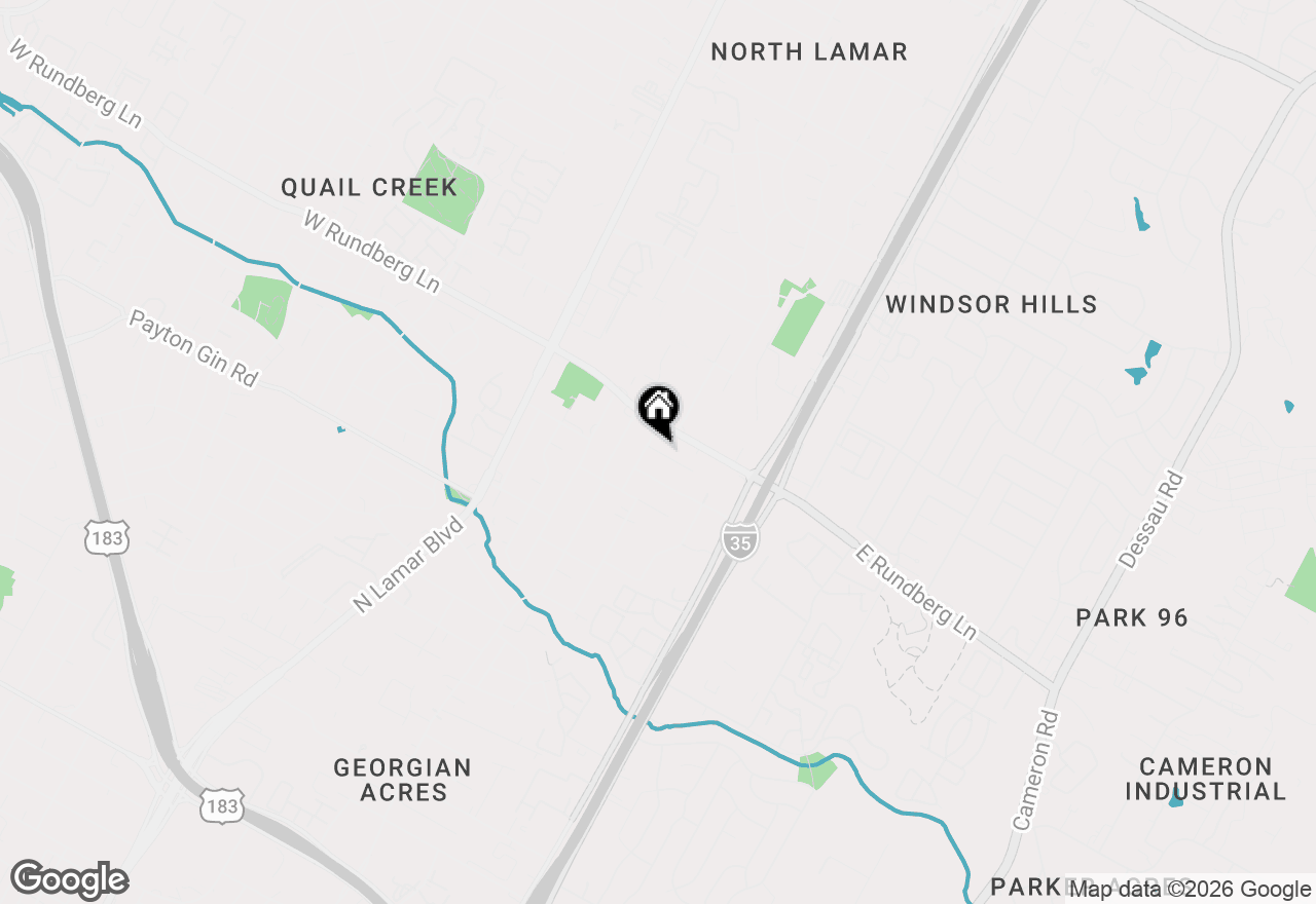 Map of 303 Hackberry Ln, Austin, TX 78753