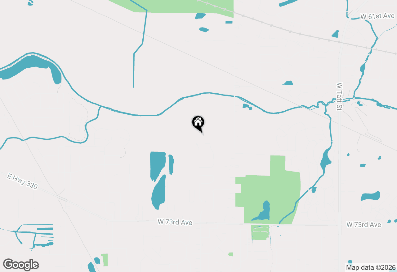 Map of 6761 Whitcomb Street, Merrillville, IN 46410