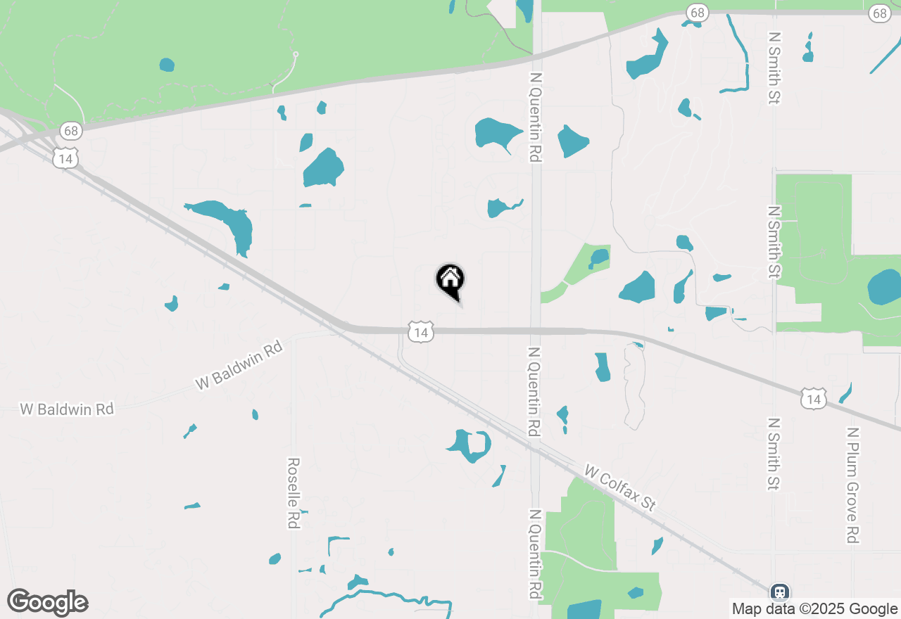 Map of 1020 W Sutton Court, Palatine, IL 60067