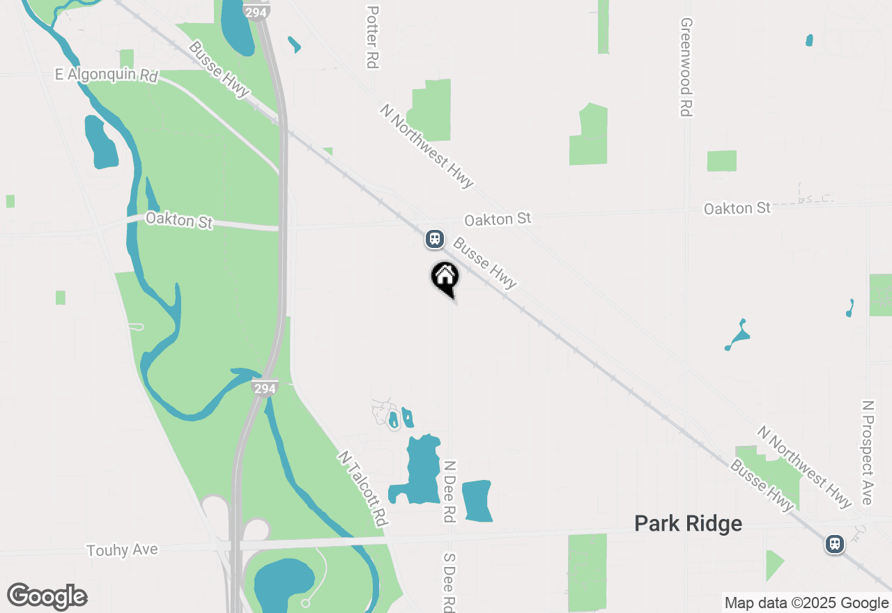 Map of 740 N Dee Road, Park Ridge, IL 60068