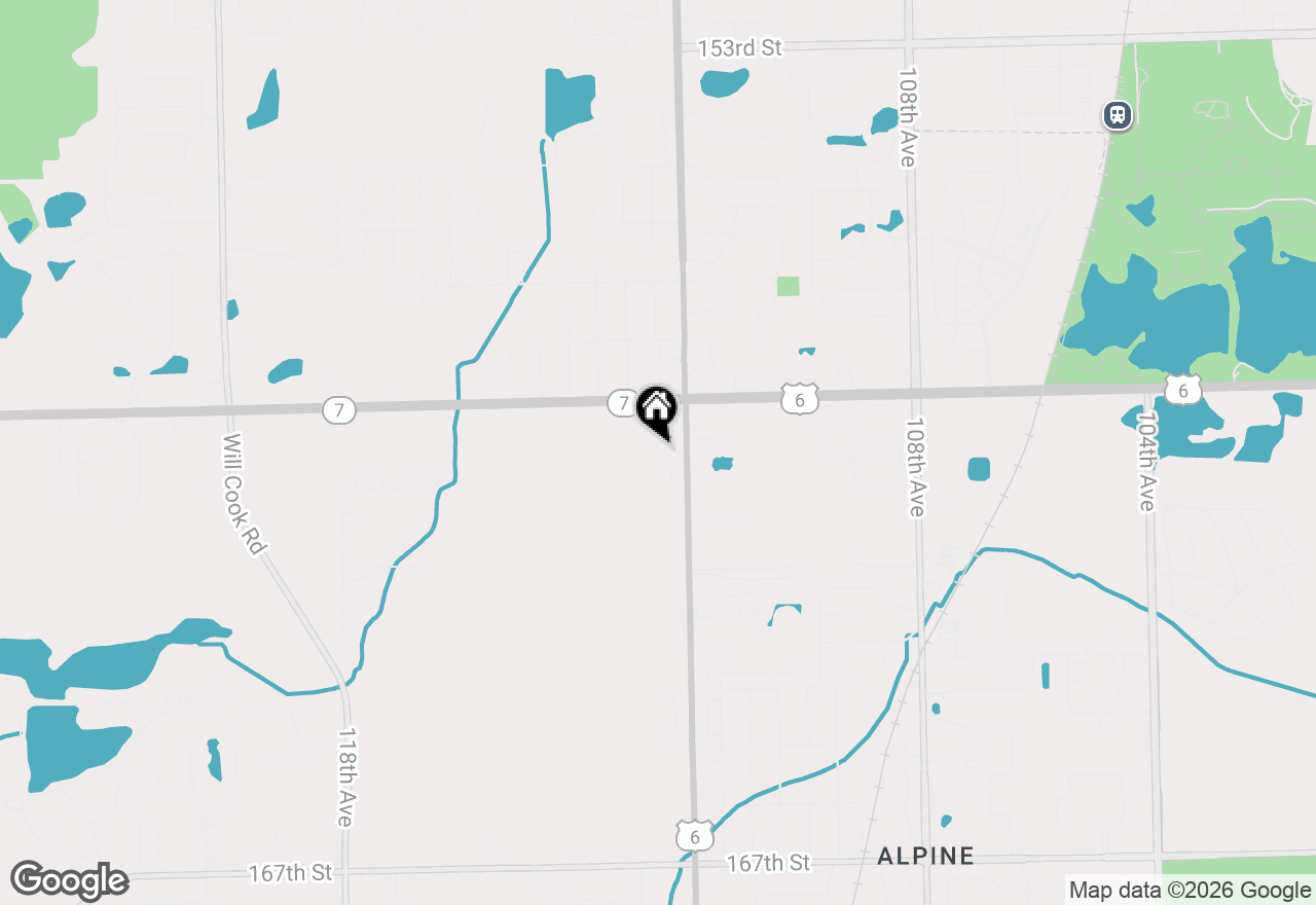 Map of 11225 W 159th Street #A, Orland Park, IL 60467