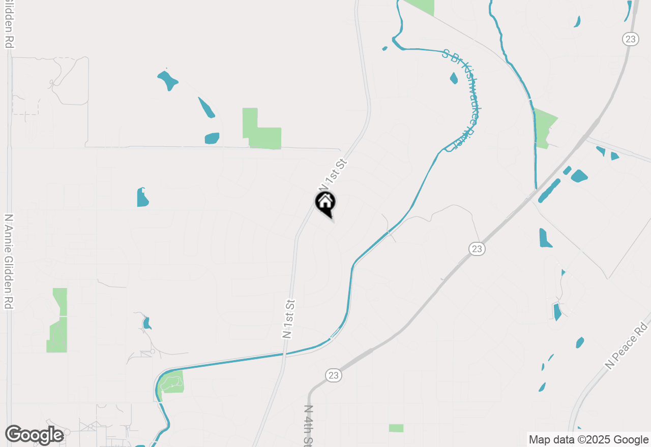 Map of 305 Knollwood Drive, Dekalb, IL 60115