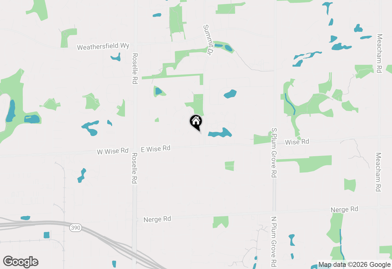 Map of 1134 Jamestown Court, Schaumburg, IL 60193