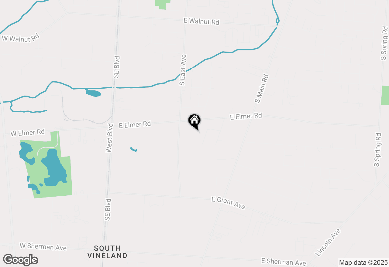 Map of 625 E Elmer Road, Vineland, NJ 08360