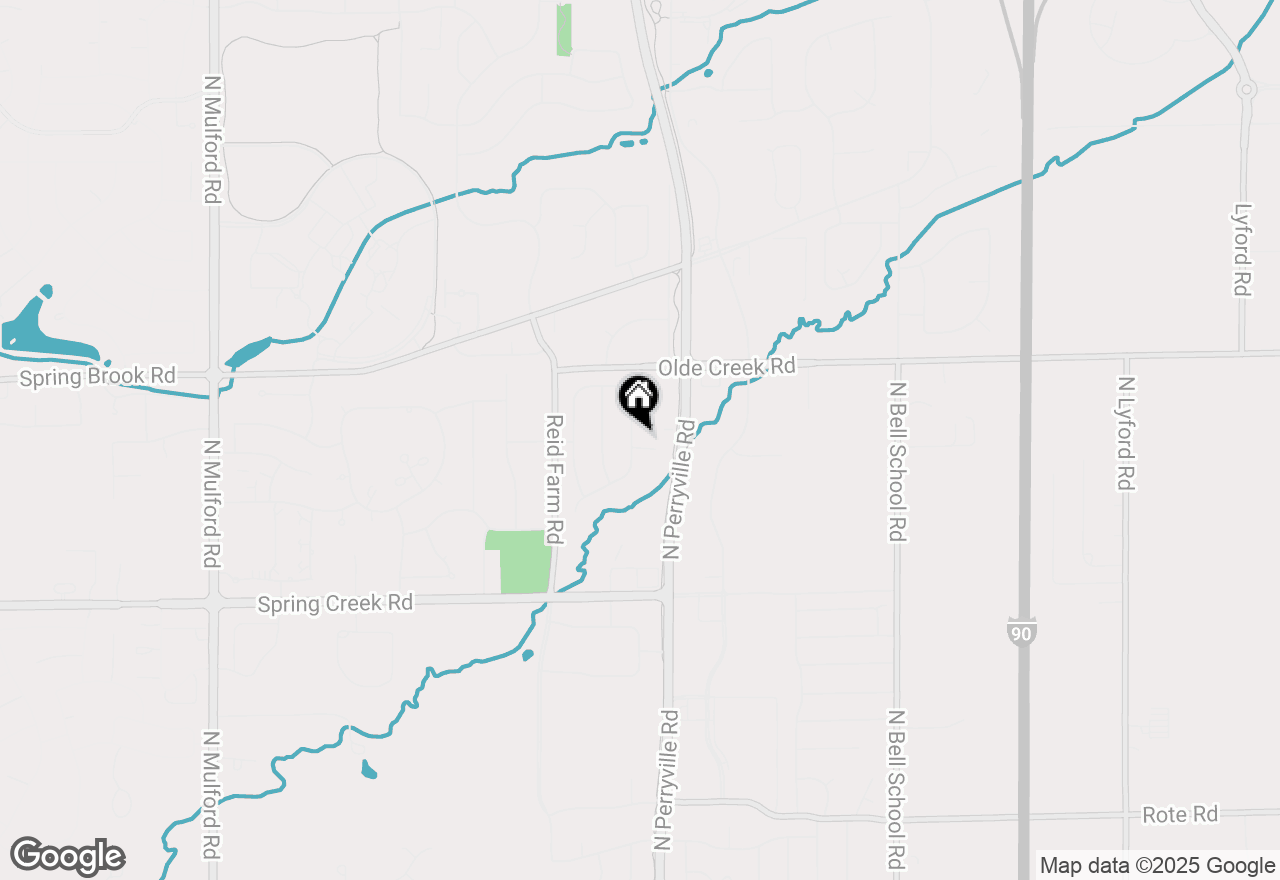 Map of 6934 Hedge Cliff Court, Rockford, IL 61114