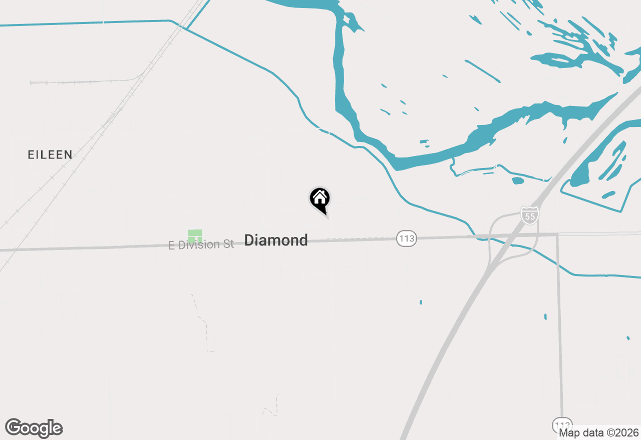 Map of 2520 E Clark Street, Diamond, IL 60416