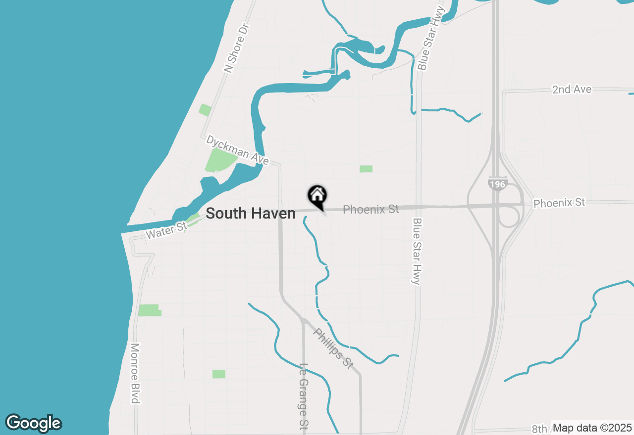 Map of 315 Prospect Street, South Haven, MI 49090