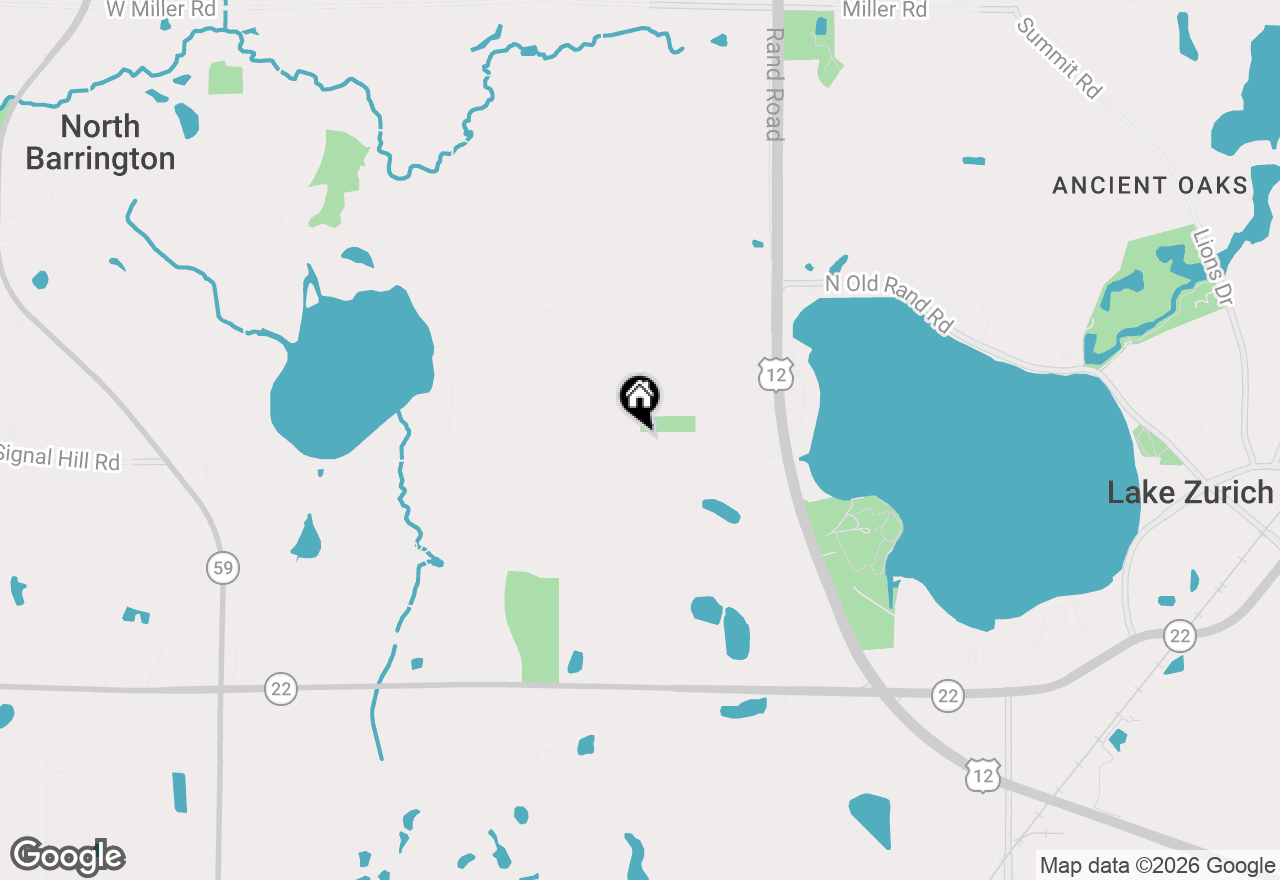 Map of 35 Linden Road, Lake Zurich, IL 60047