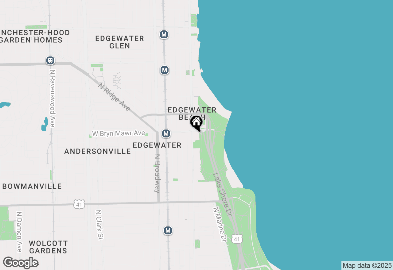 Map of 5555 N Sheridan Road #609, Chicago, IL 60640