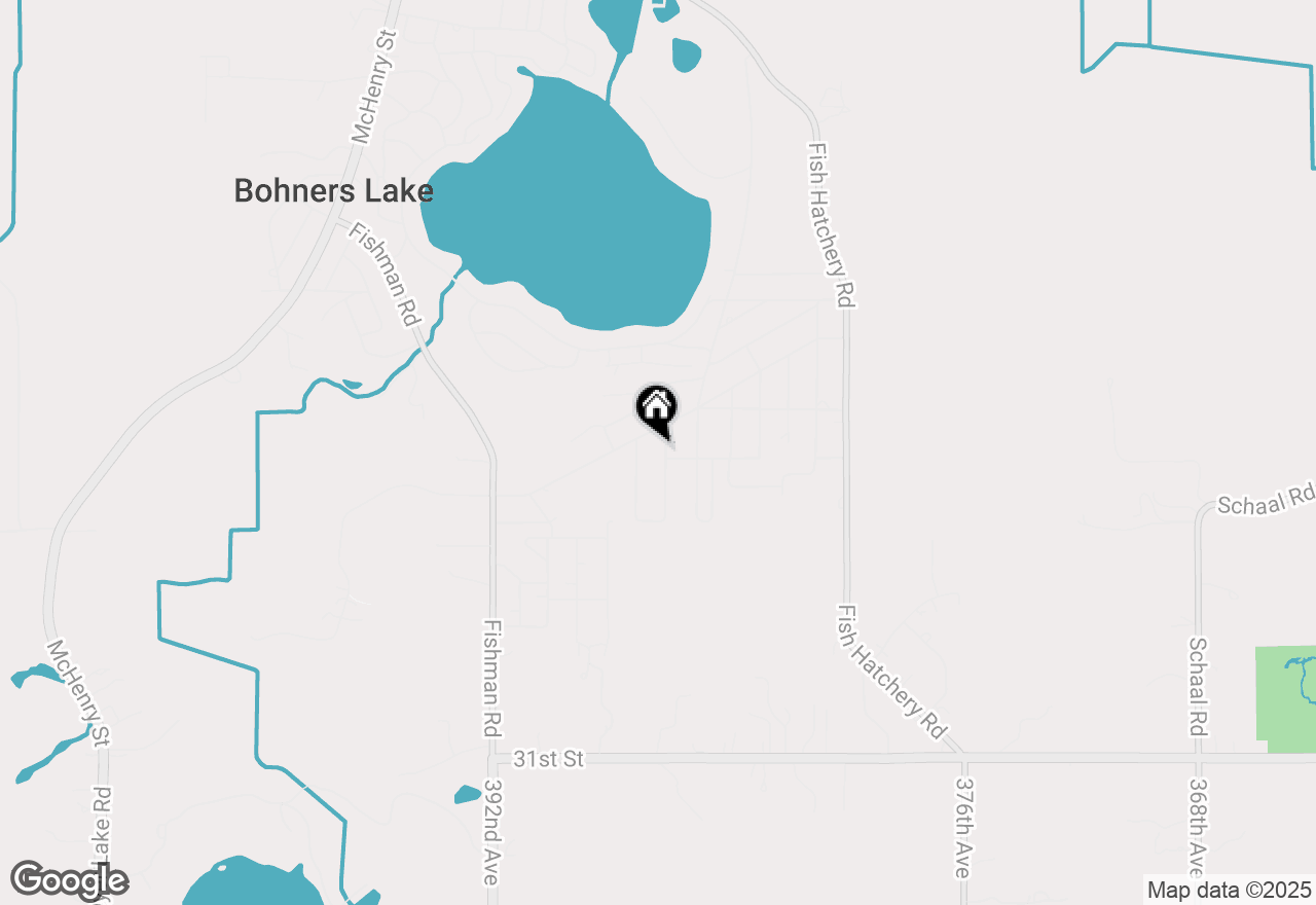 Map of 8422 Horizon Dr, Burlington, WI 53105