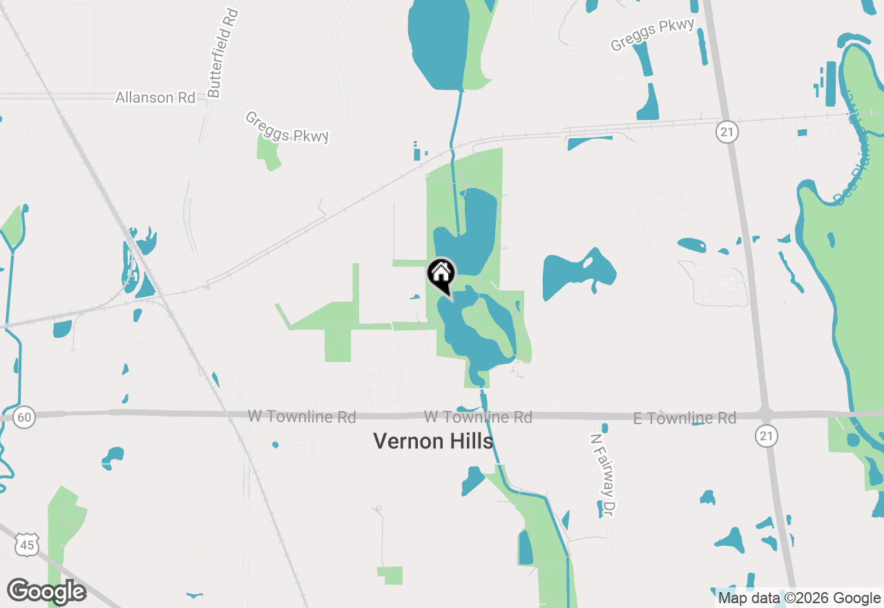 Map of 82 Commonwealth Court #1, Vernon Hills, IL 60061
