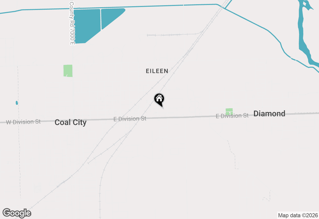 Map of 1025 E 1st Street, Coal City, IL 60416