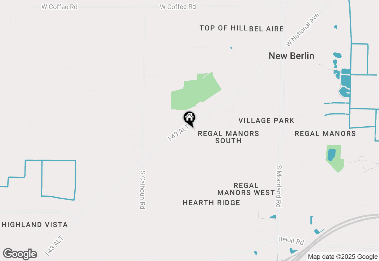 Map of 16687 W Sumerland Ct, New Berlin, WI 53151