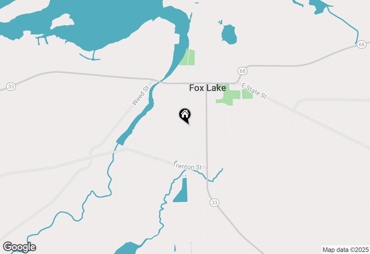 Map of 407 S College Ave, Fox Lake, WI 53933