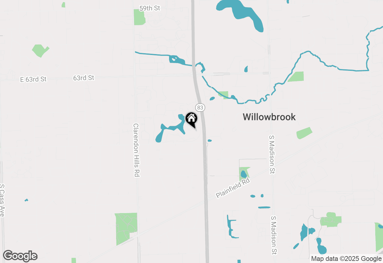 Map of 40 Kyle Court, Willowbrook, IL 60527