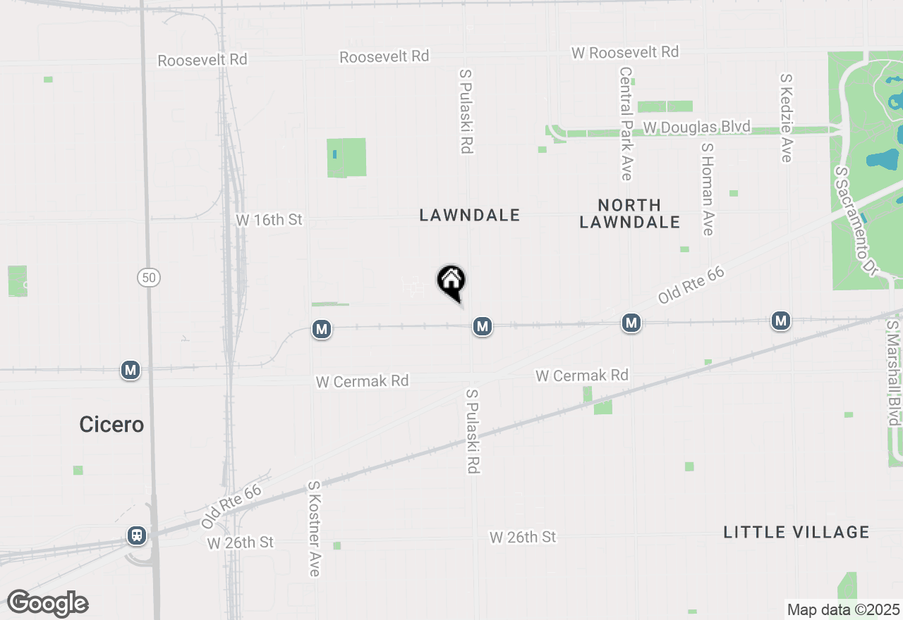 Map of 4030 W Cullerton Street, Chicago, IL 60623