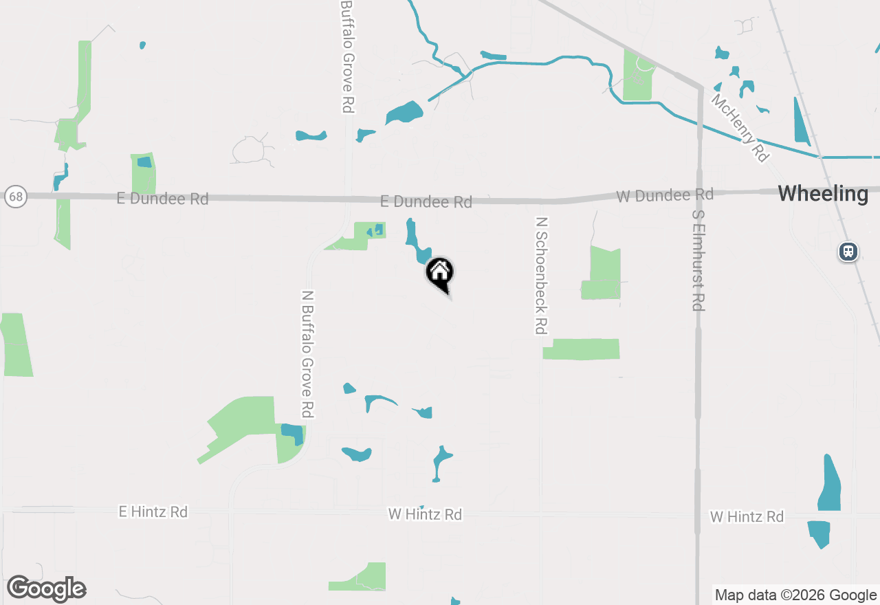 Map of 369 Anthony Road, Buffalo Grove, IL 60089