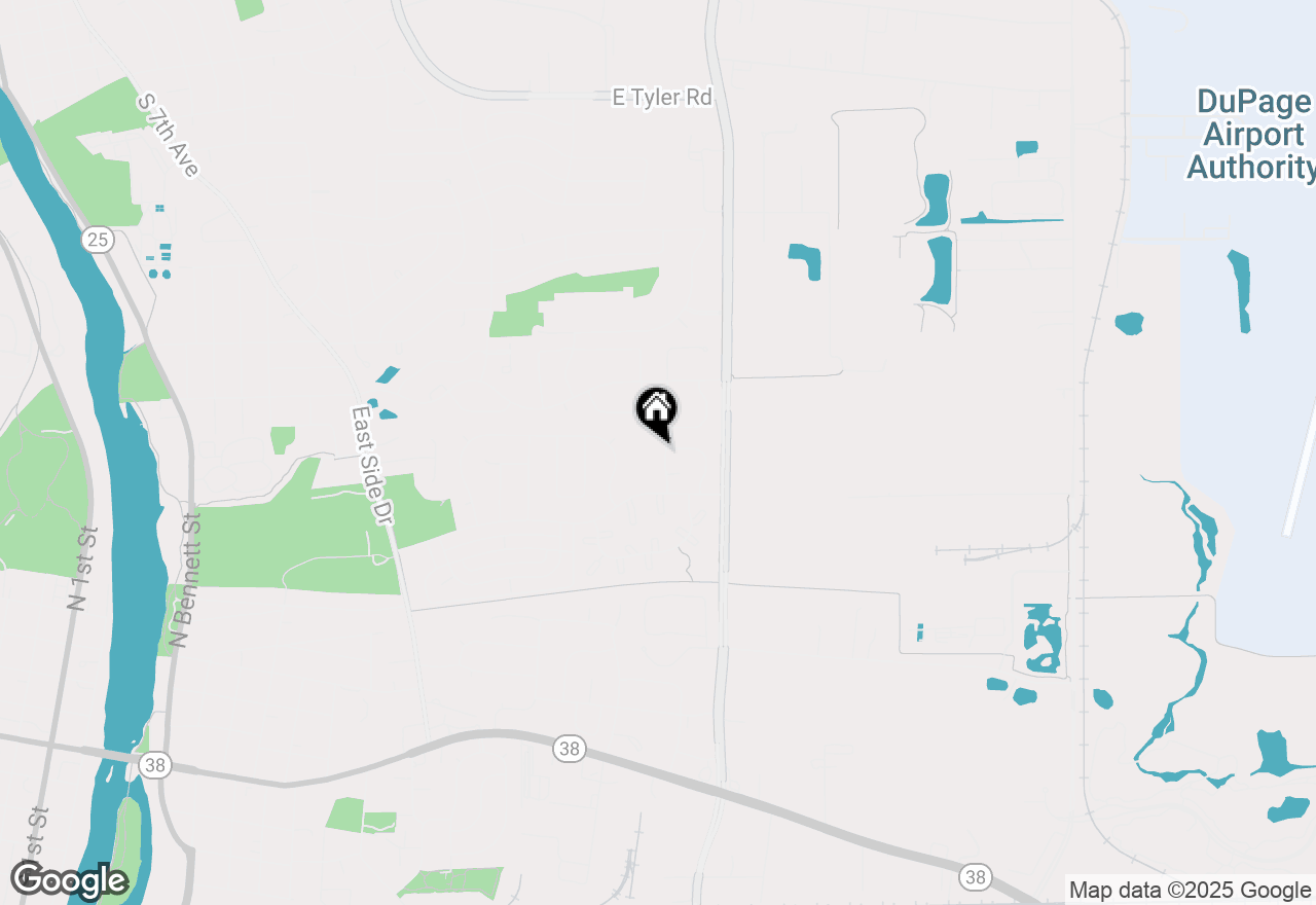 Map of 680 Chandler Avenue, Geneva, IL 60134