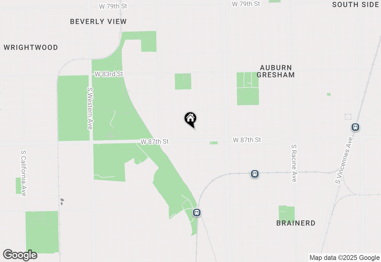 Map of 8622 S Wood Street, Chicago, IL 60620