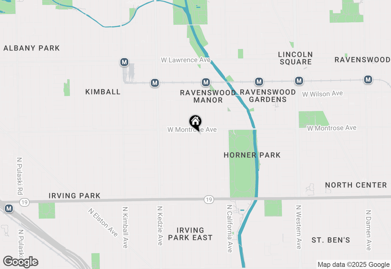 Map of 4343 N Sacramento Avenue #2B, Chicago, IL 60618