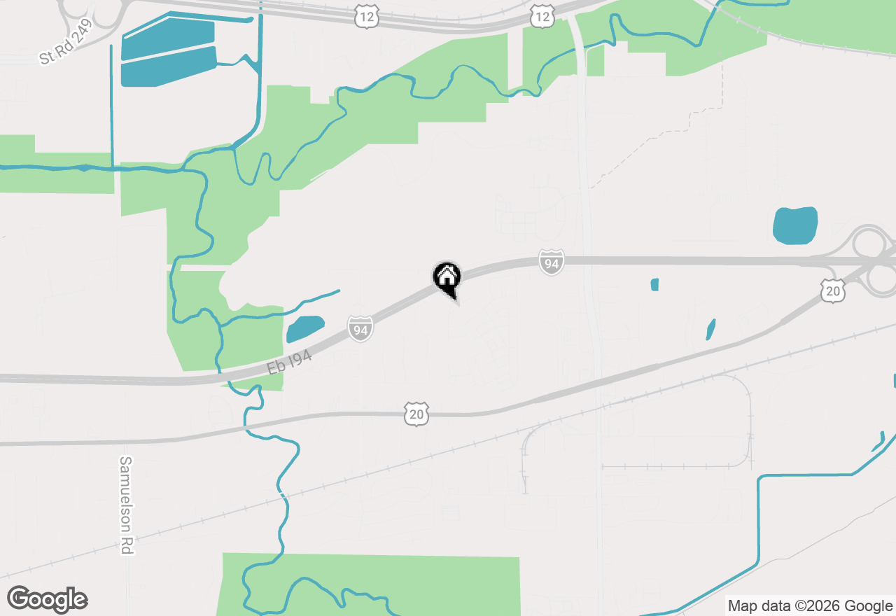Map of 1192 Putman Place, Chesterton, IN 46304
