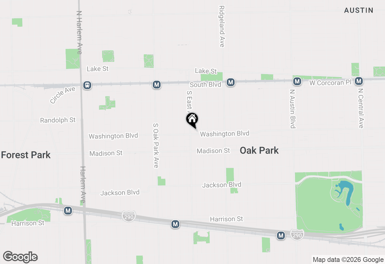 Map of 530 Washington Boulevard #3W, Oak Park, IL 60302