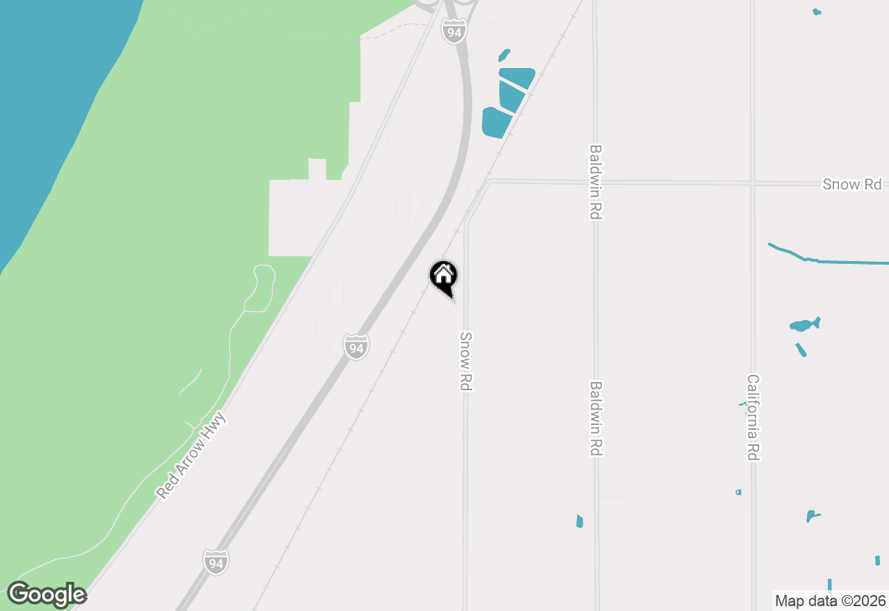 Map of 11226 Snow Road, Bridgman, MI 49106