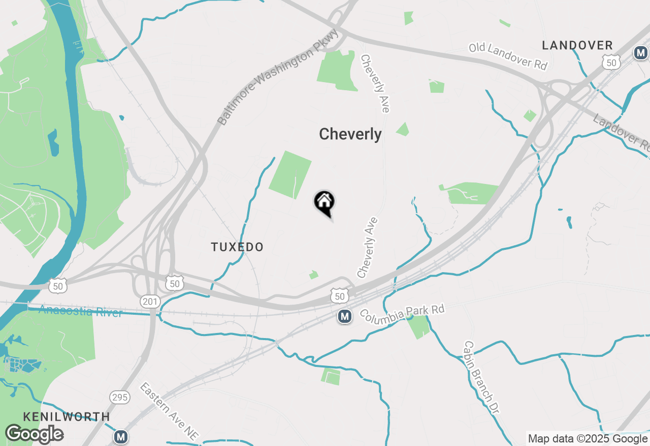 Map of 5833 Dewey Street, Landover, MD 20785