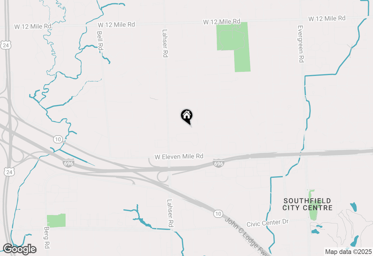 Map of 21731 Concord Street, Southfield, MI 48076