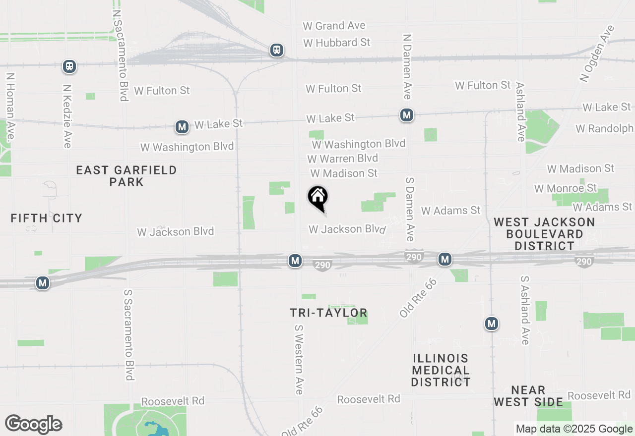 Map of 2317 W Adams Street, Chicago, IL 60612